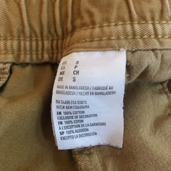 Tan American Eagle Cargo Jogger Pants Men Sz Small - Picture 4 of 4